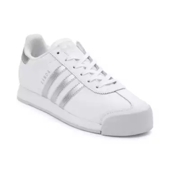 adidas samoa white silver